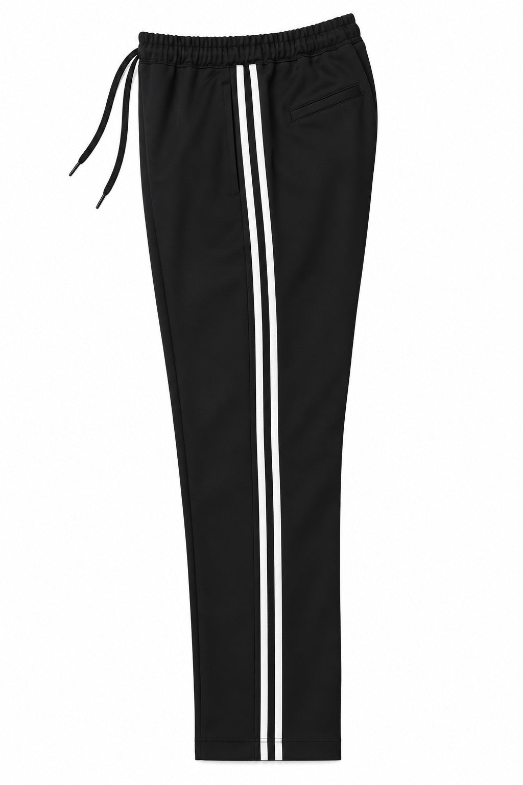 PANTALACCIO CON BANDE LATERALI-NERO