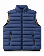GIUBBOTTO BOMBER SMANICATO EQUIPE-BLU