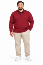 POLO COTONE CALDO COVERI- BORDEAUX