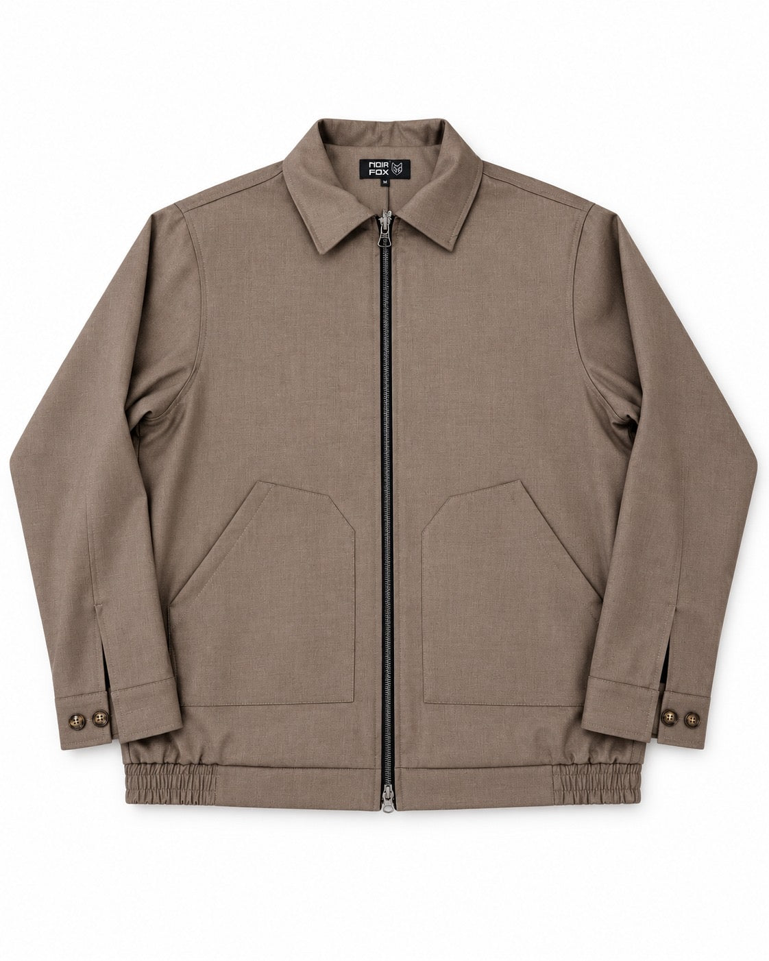 CAMICIONE GIACCA CON ZIP NOIR FOX-FANGO