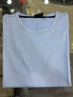 T-shirt filo di scozia MEED Milano OV1981- Celeste