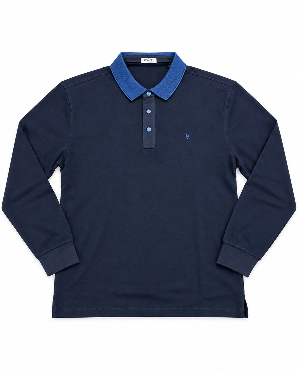 POLO COTONE CALDO COVERI- BLU