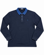 POLO COTONE CALDO COVERI- BLU