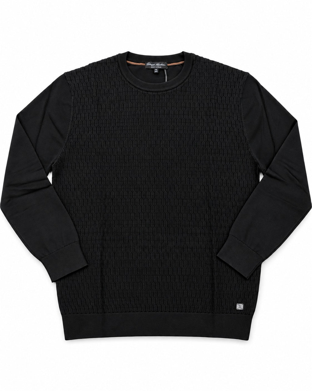 MAGLIONCINO TRAMA BOTTEGA- NERO