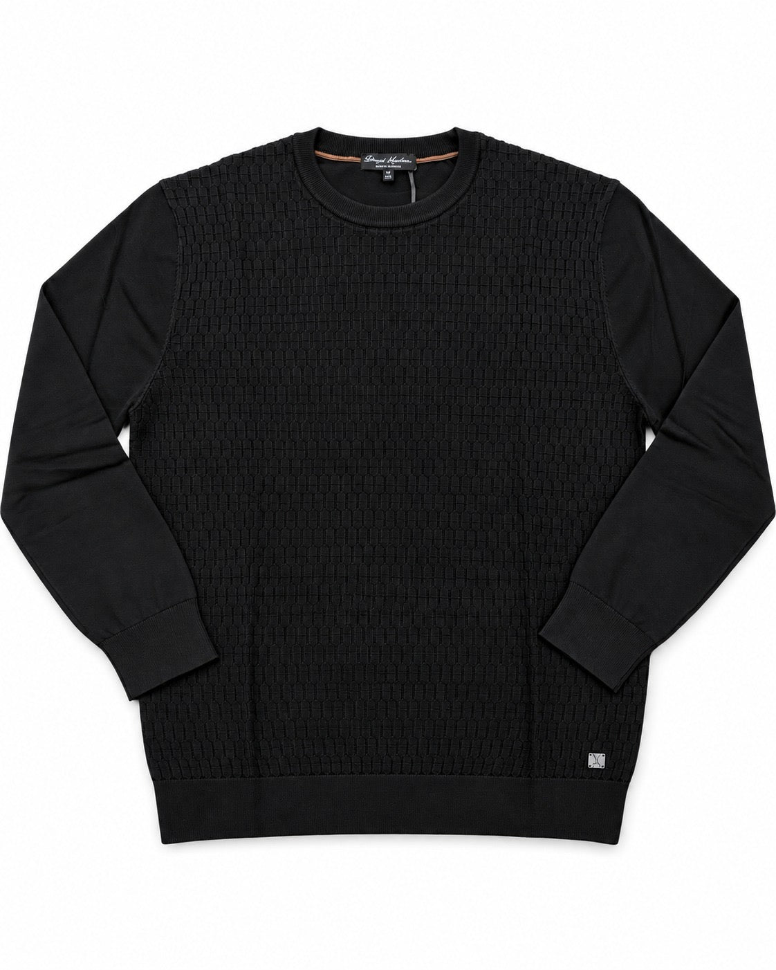 MAGLIONCINO TRAMA BOTTEGA- NERO