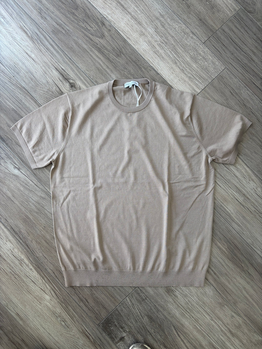 T-shirt in filo Bottega Napoletana Sand