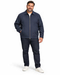 CAMICIONE GIACCA CON ZIP NOIR FOX-BLU