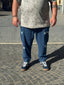 pantalaccio jeans con rotture e abrasioni MOD