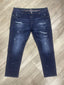 jeans Noir Fox effetto pittura