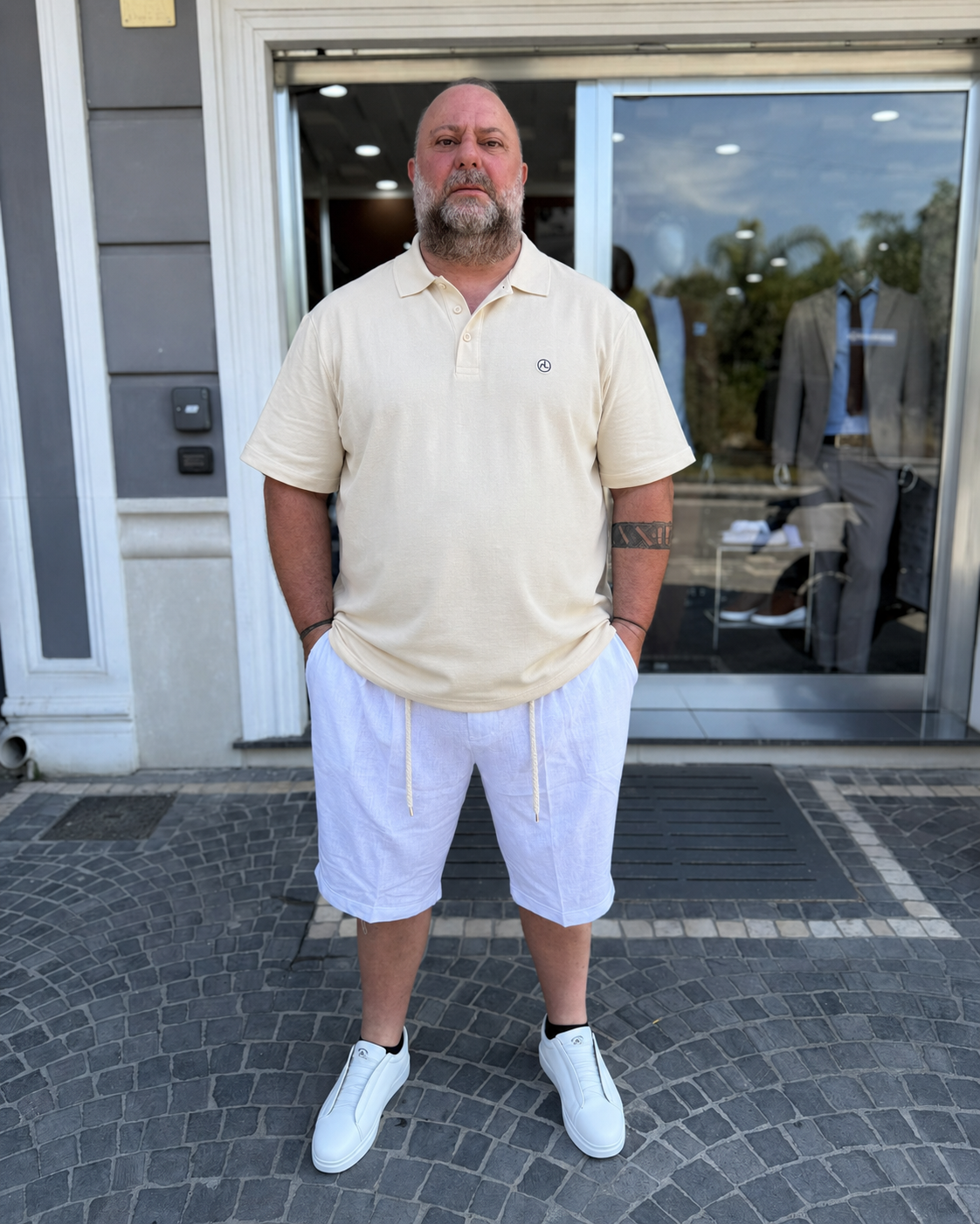 Polo Lisbona Aleandro La Corte- Sabbia