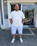 T-Shirt basic Granchio- Bianco