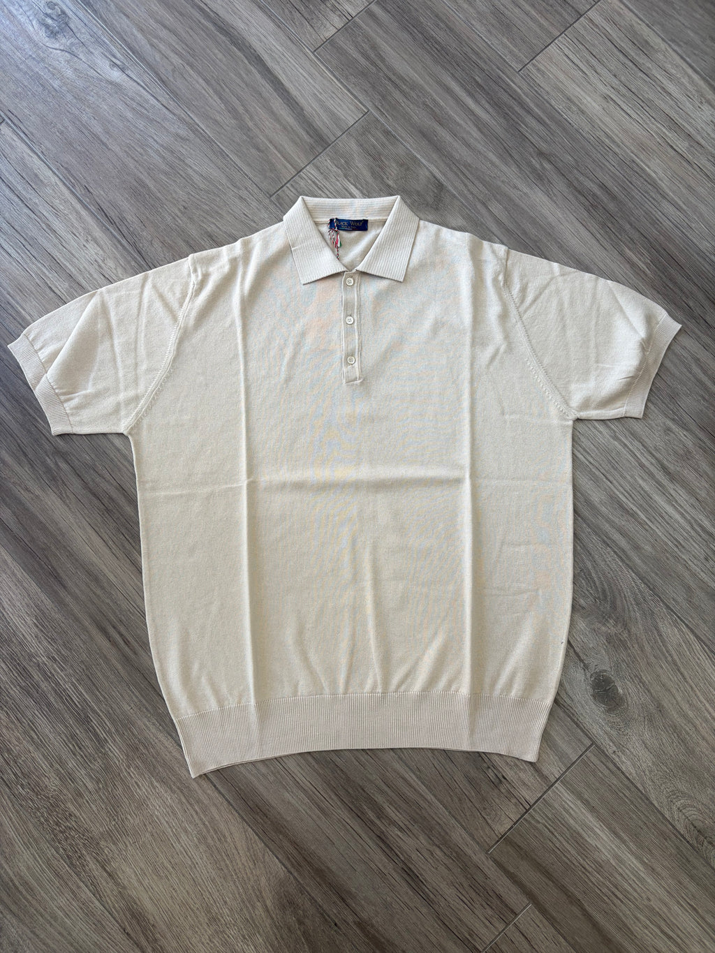 Polo in filo Black Wolf-Sabbia