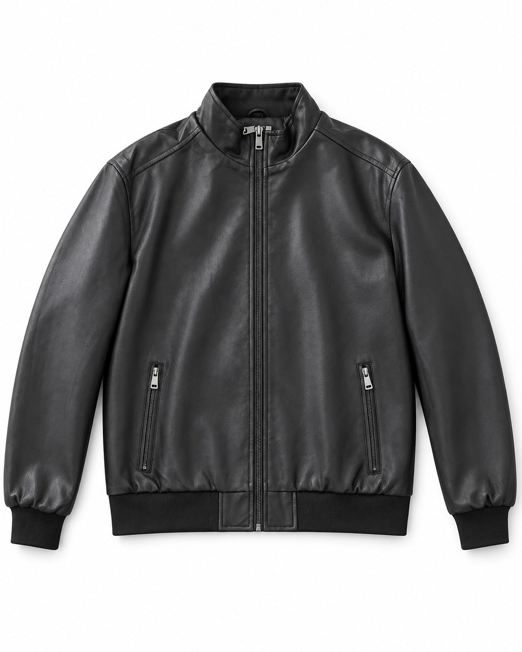 GIUBBOTTO ECOPELLE NOIR FOX-NERO