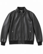 GIUBBOTTO ECOPELLE NOIR FOX-NERO