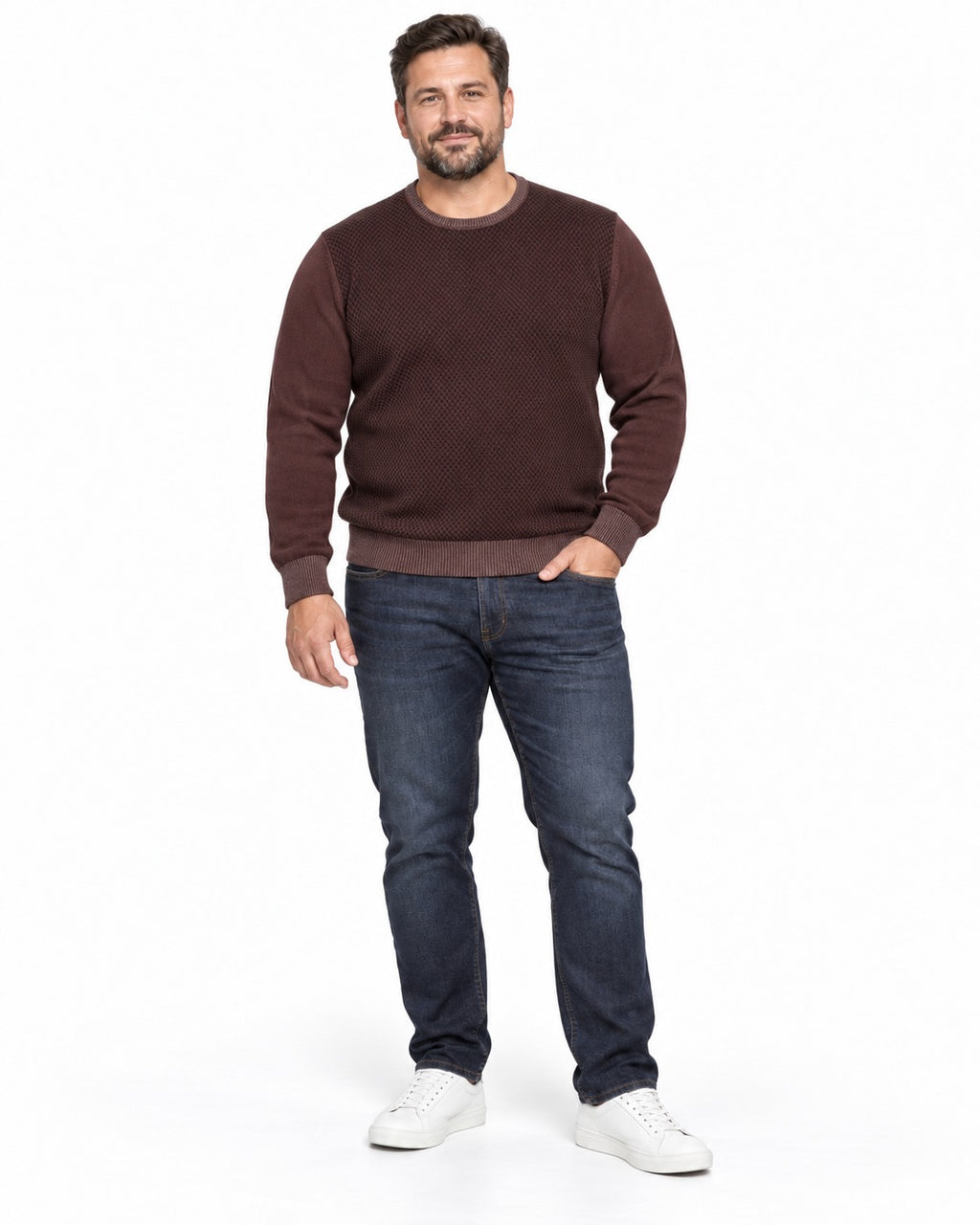 MAGLIONCINO NIDO D'APE COVERI-MORO