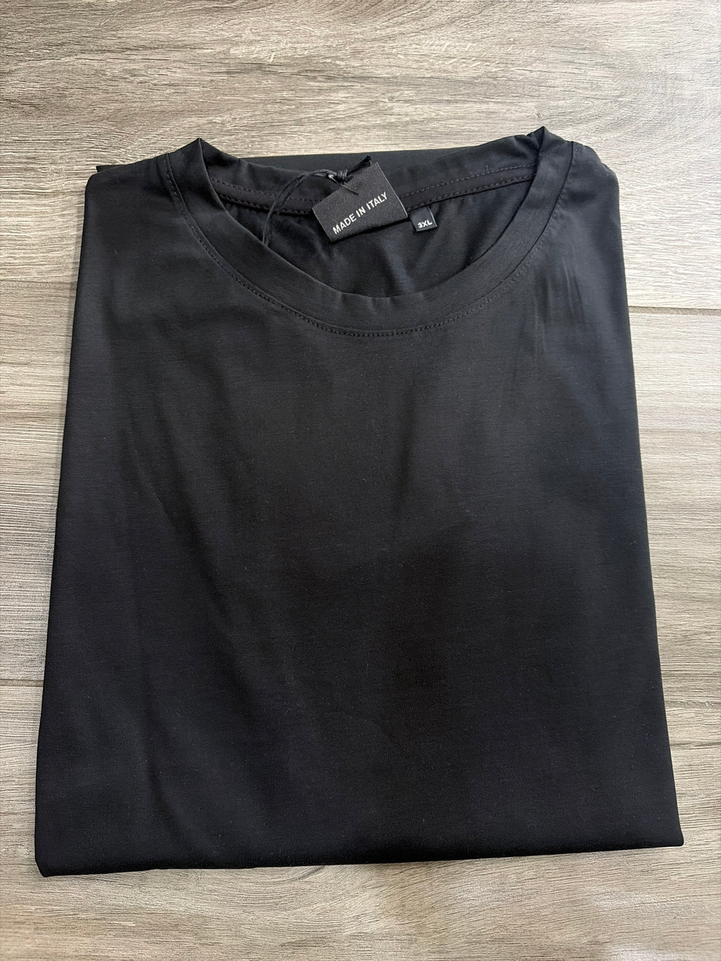 T-shirt filo di scozia MEED Milano OV1981 – Nero