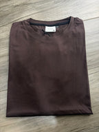 T-shirt filo di scozia MEED Milano OV1981-Moro