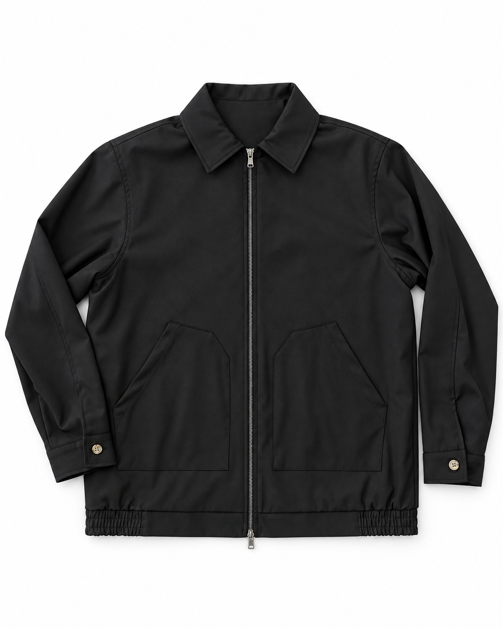 CAMICIONE GIACCA CON ZIP NOIR FOX- NERO