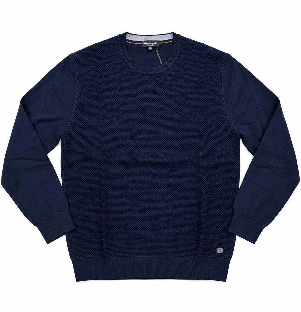 MAGLIONCINO AMATURATO BOTTEGA-BLU
