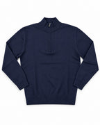 MAGLIONCINO MEZZA ZIP MOD- BLU