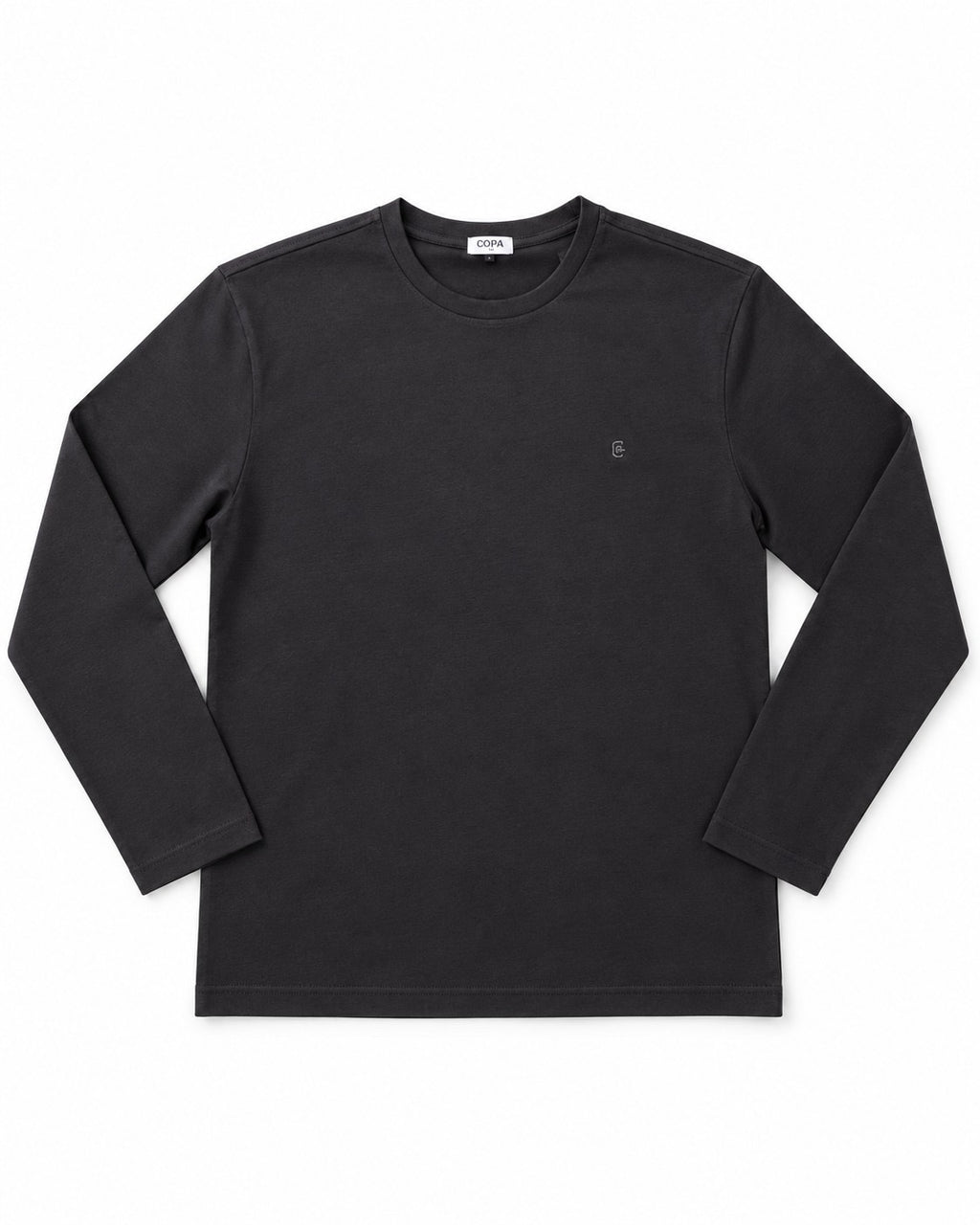 SHIRT COTONE MANICA LUNGA COVERI- NERO