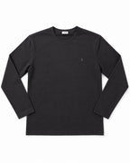 SHIRT COTONE MANICA LUNGA COVERI- NERO