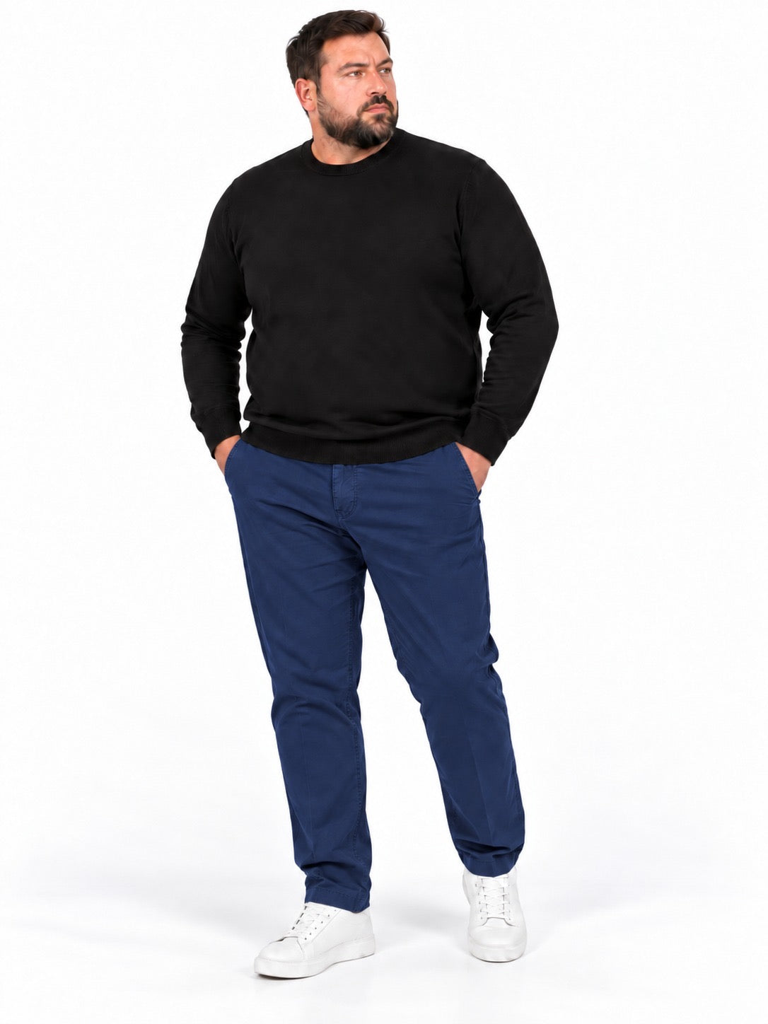 PANTALONE GABARDINA BASIC OD- BLU
