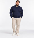 CARDIGAN CON ZIP MOD- BLU