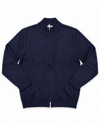 CARDIGAN CON ZIP MOD- BLU