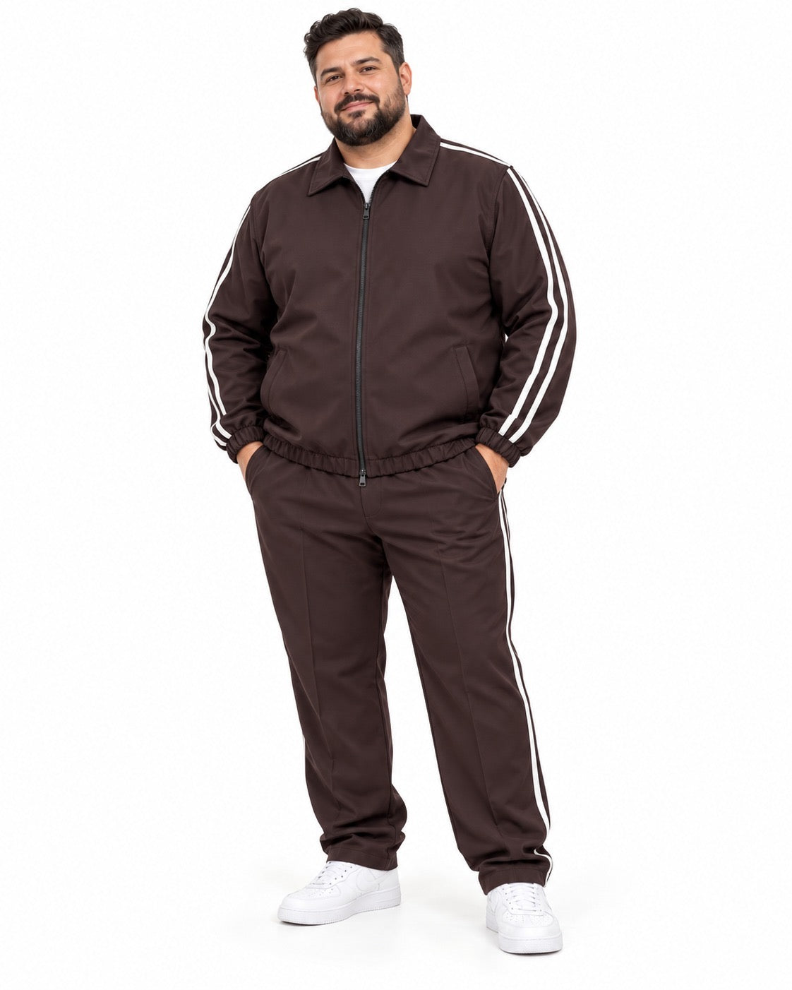 PANTALACCIO CON BANDE LATERALI-MORO