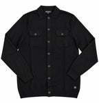 CARDIGAN POLO BOTTONI BOTTEGA- NERO