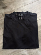 T-shirt RESET Filo di Scozia Big Over – Nero