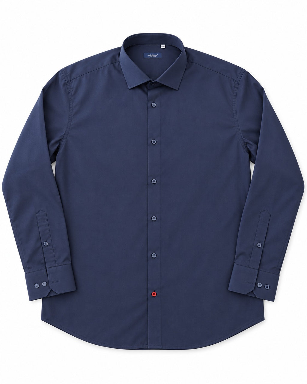 CAMICIA IN COTONE BASIC MC LAURENT-BLU