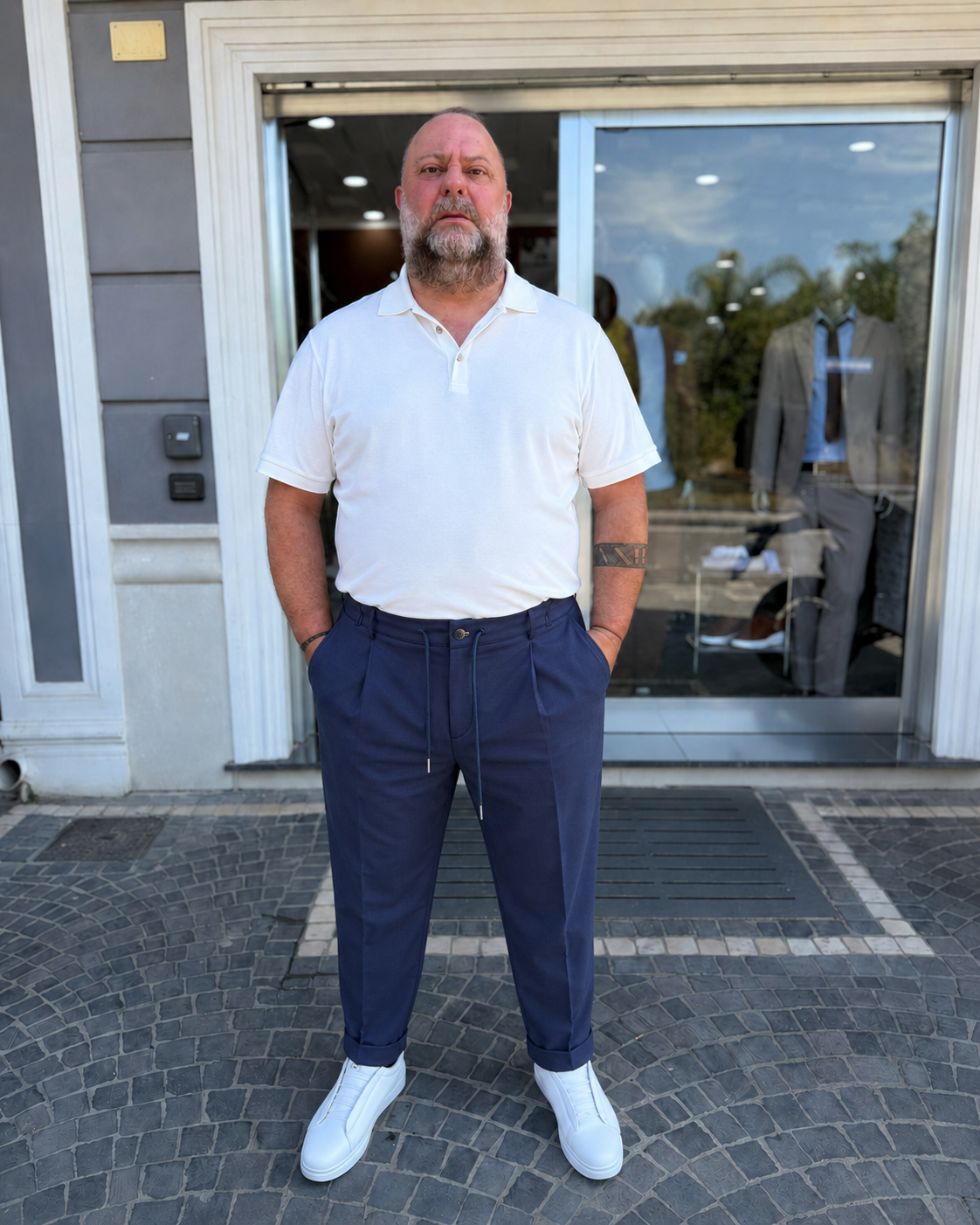 Pantalone pantalaccio Punto Milano Alfio- Blu