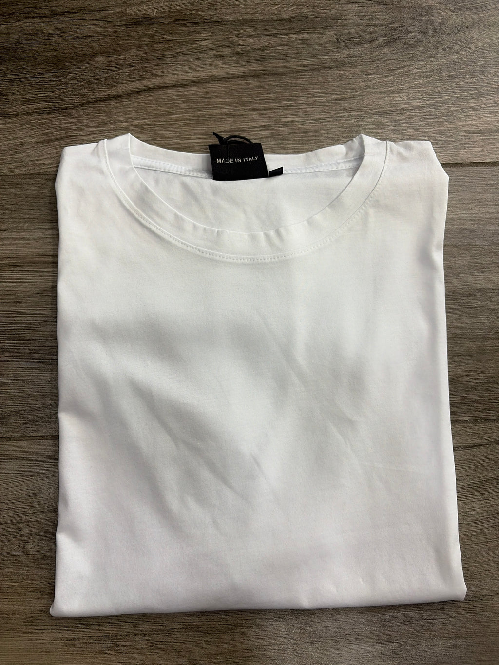 T-shirt filo di scozia MEED Milano OV1981– Bianco
