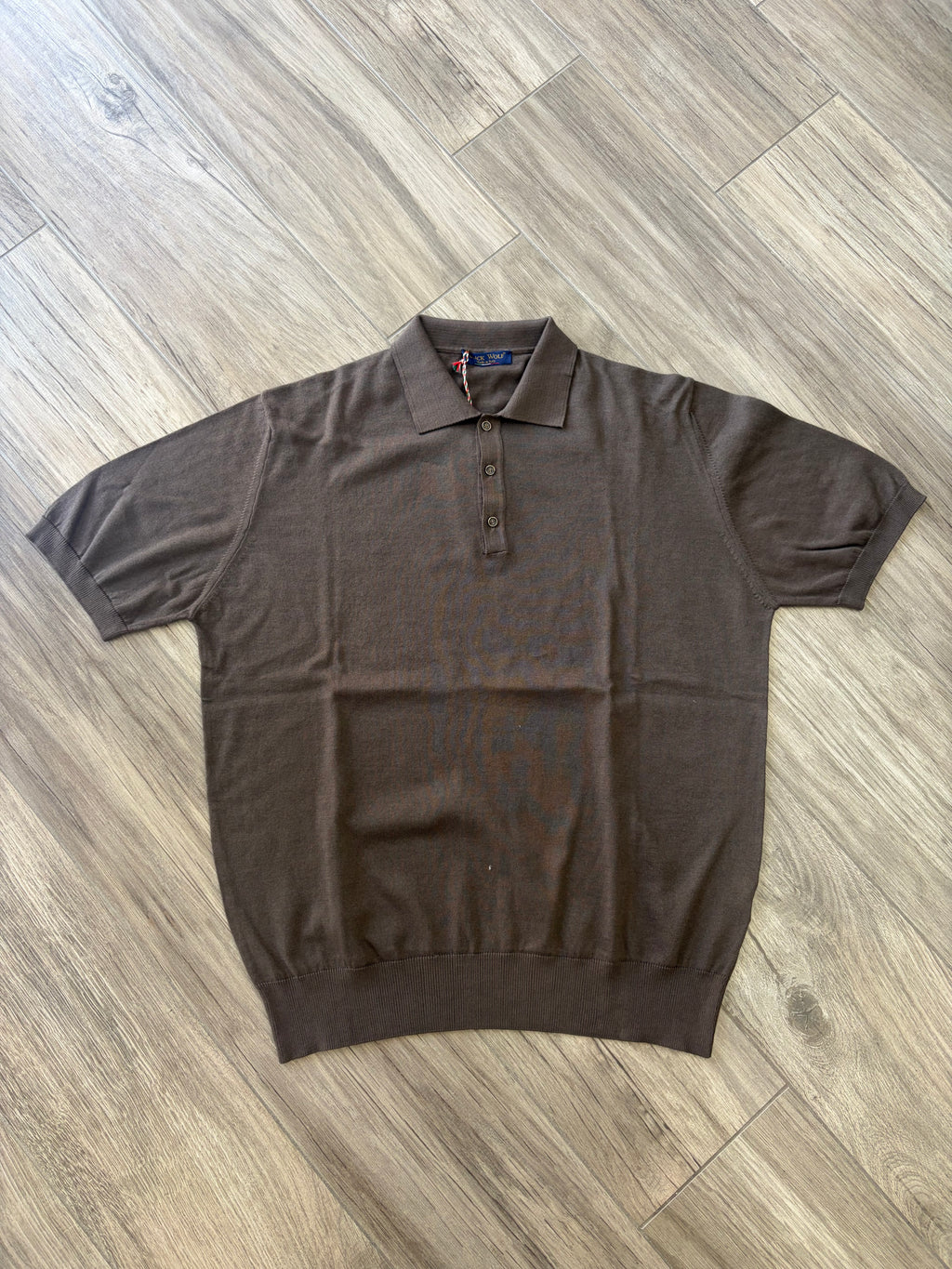 Polo in filo Black Wolf- Moro