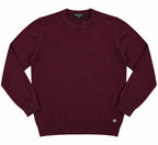 MAGLIONCINO BASIC BOTTEGA- BORDEAUX