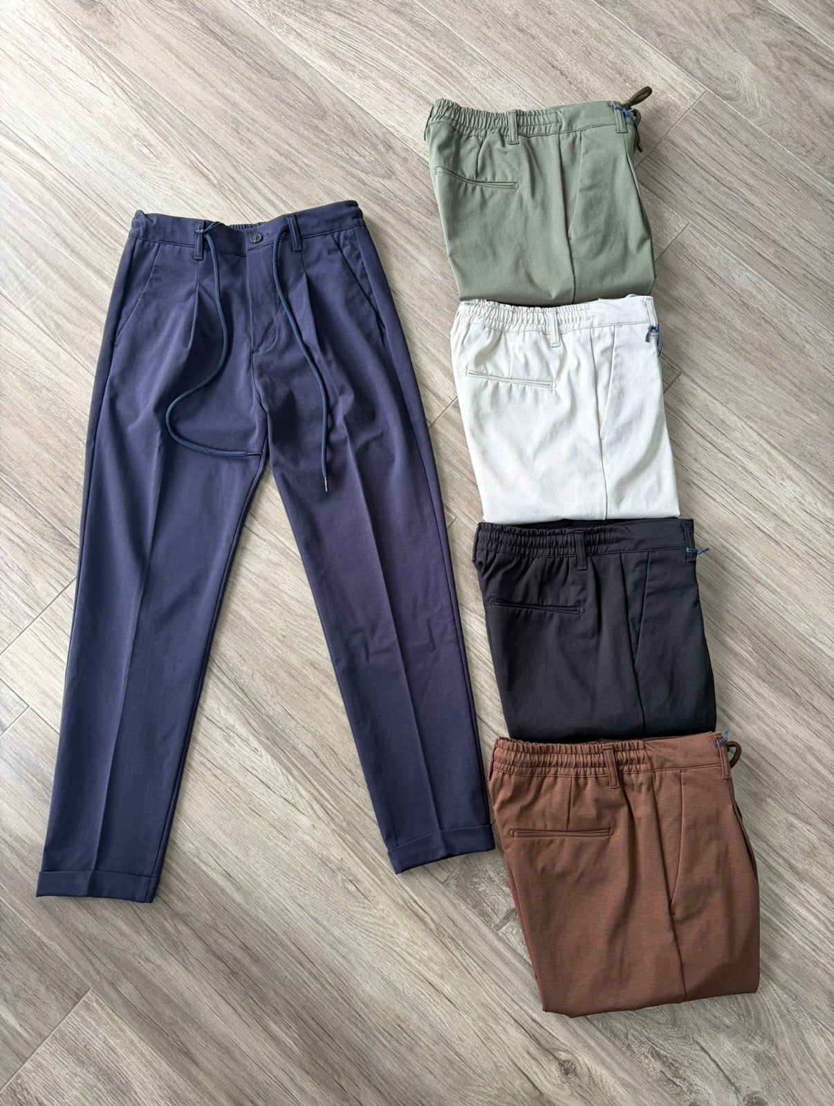 Pantalone pantalaccio punto Milano Alfio- Cacao
