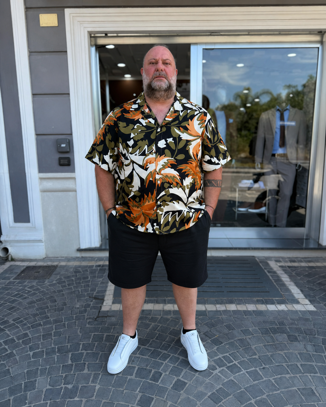 Camicia viscosa mezza manica MOD- 70