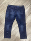 jeans Noir Fox effetto pittura