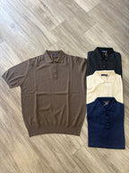 Polo in filo Black Wolf- Moro