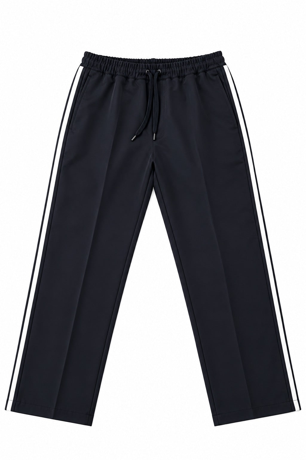 PANTALACCIO CON BANDE LATERALI-NERO