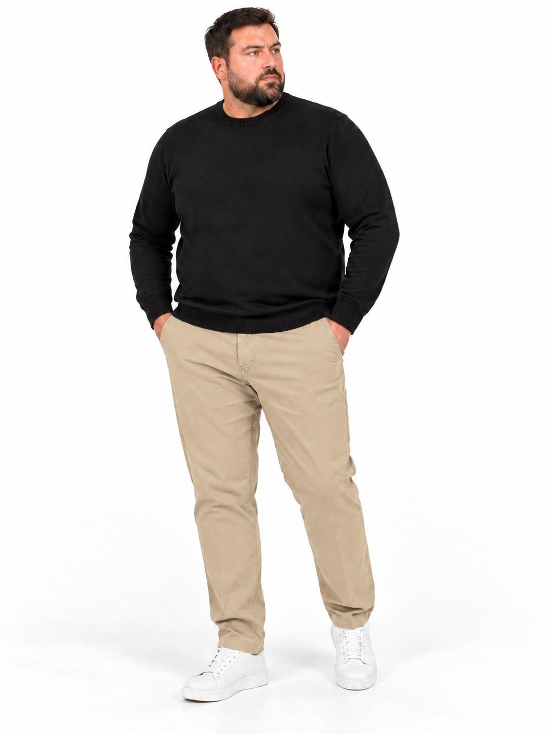 PANTALONE GABARDINA BASIC OD- BEIGE