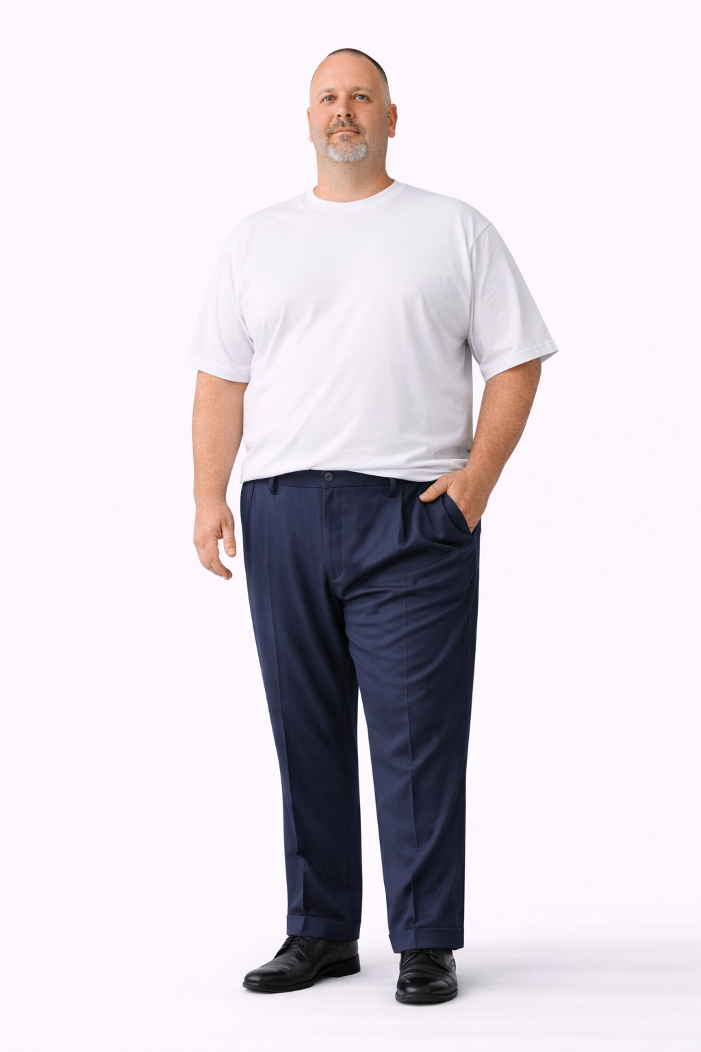 Pantalone Cargo Elastico Big Size – Bottega Napoletana/blu