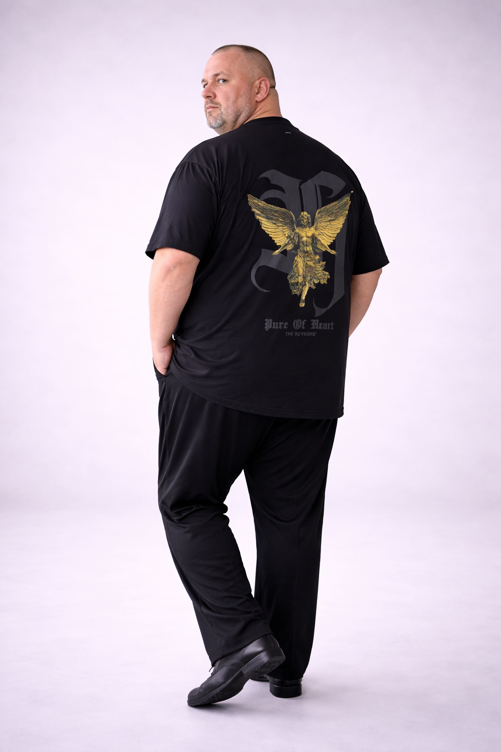 T-shirt RECALL “Occhio Giallo” Big Fit – Nera