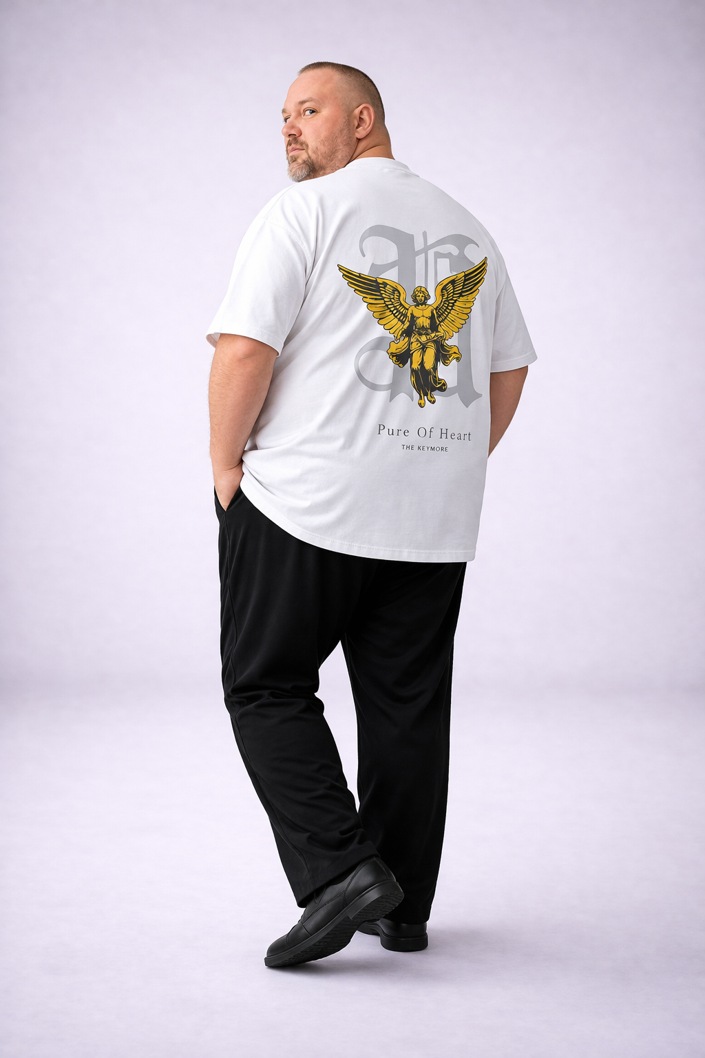 T-shirt RECALL “Occhio Giallo” Big Fit – Bianca