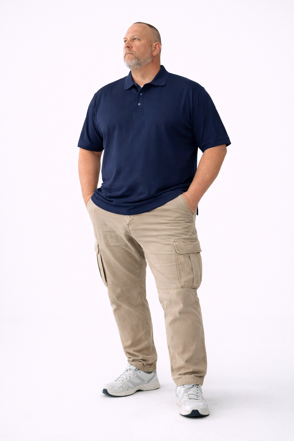 Polo Basic Uomo Taglie Forti