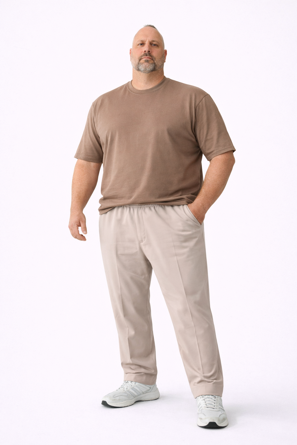 Pantalone Classico Big Size – Art. JOM 1401 (Beige)