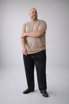 T-shirt in filo Bottega Napoletana Sand