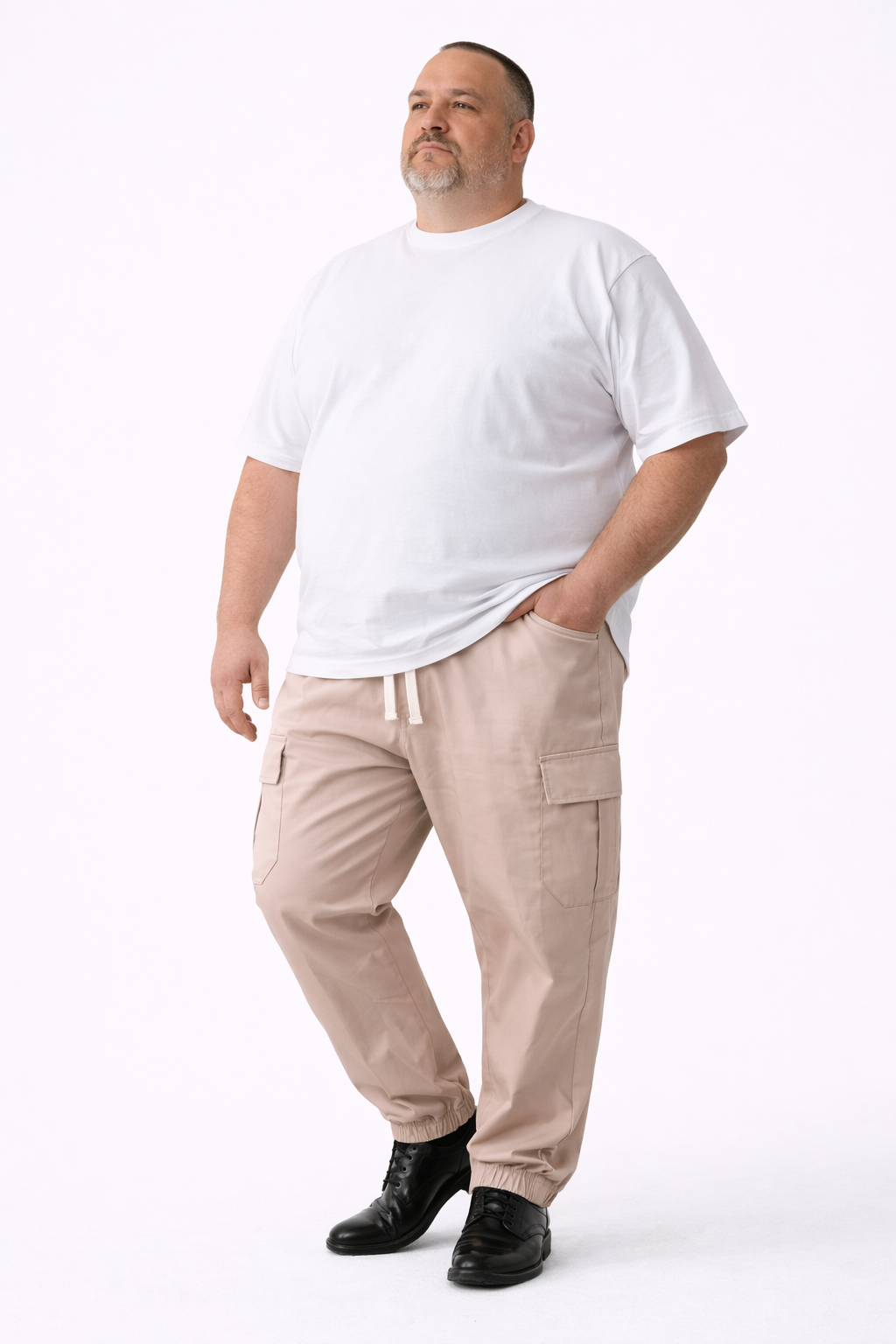 Pantalone Cargo Big Size – Art. Haden-beige